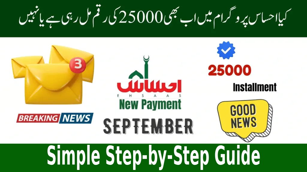 How to Register for the Ehsaas Program Online New Updated Method 2025